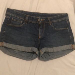 Denim shorts